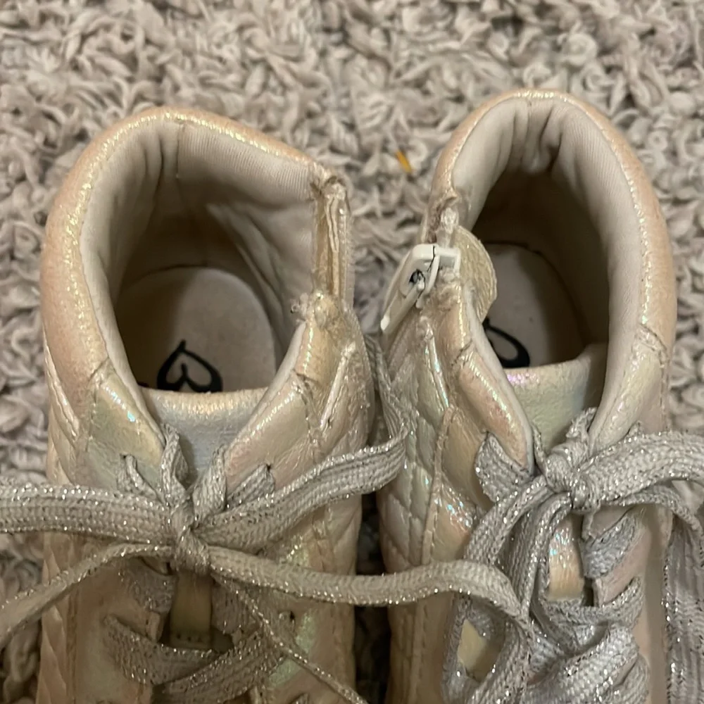 Justice High Top Sneakers, Size 12